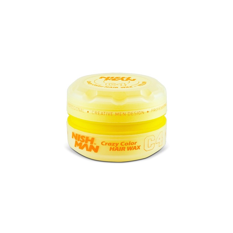 NISHMAN || PRETTY COLOR HAIR WAX YELLOW C4