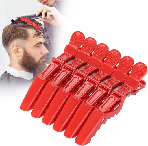 Generico || PINZA COCODRILO ROJO NEGRO