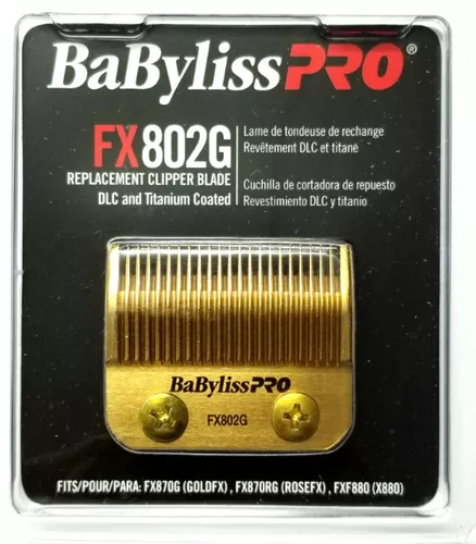 BabylissPRO || Cuchilla Clipper Babyliss Dorada